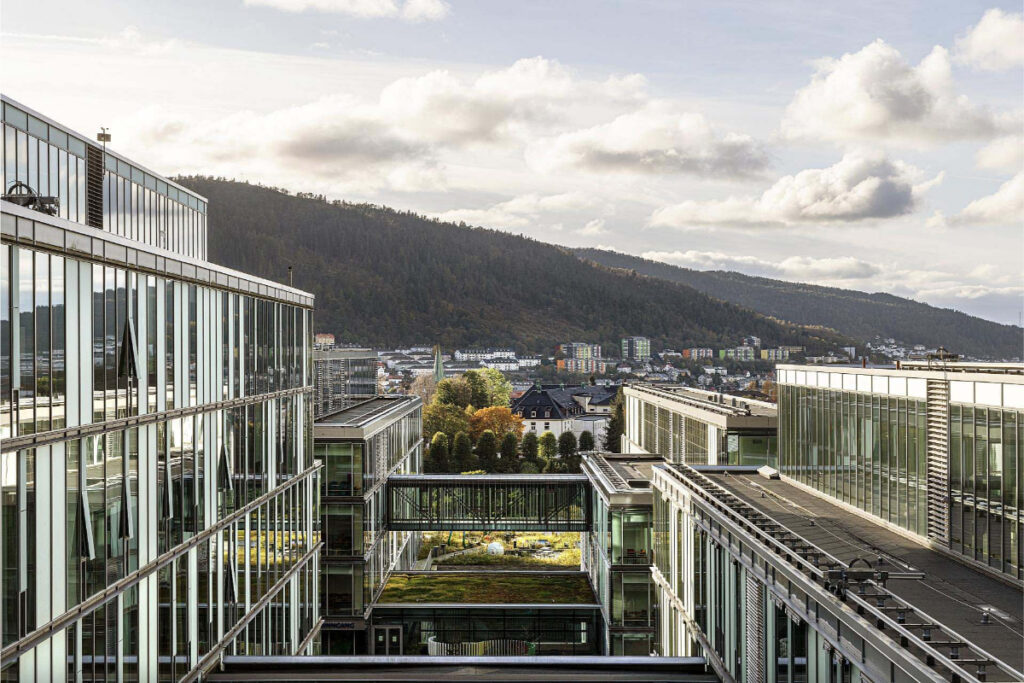 Glasblokkene Haukeland Hospital project