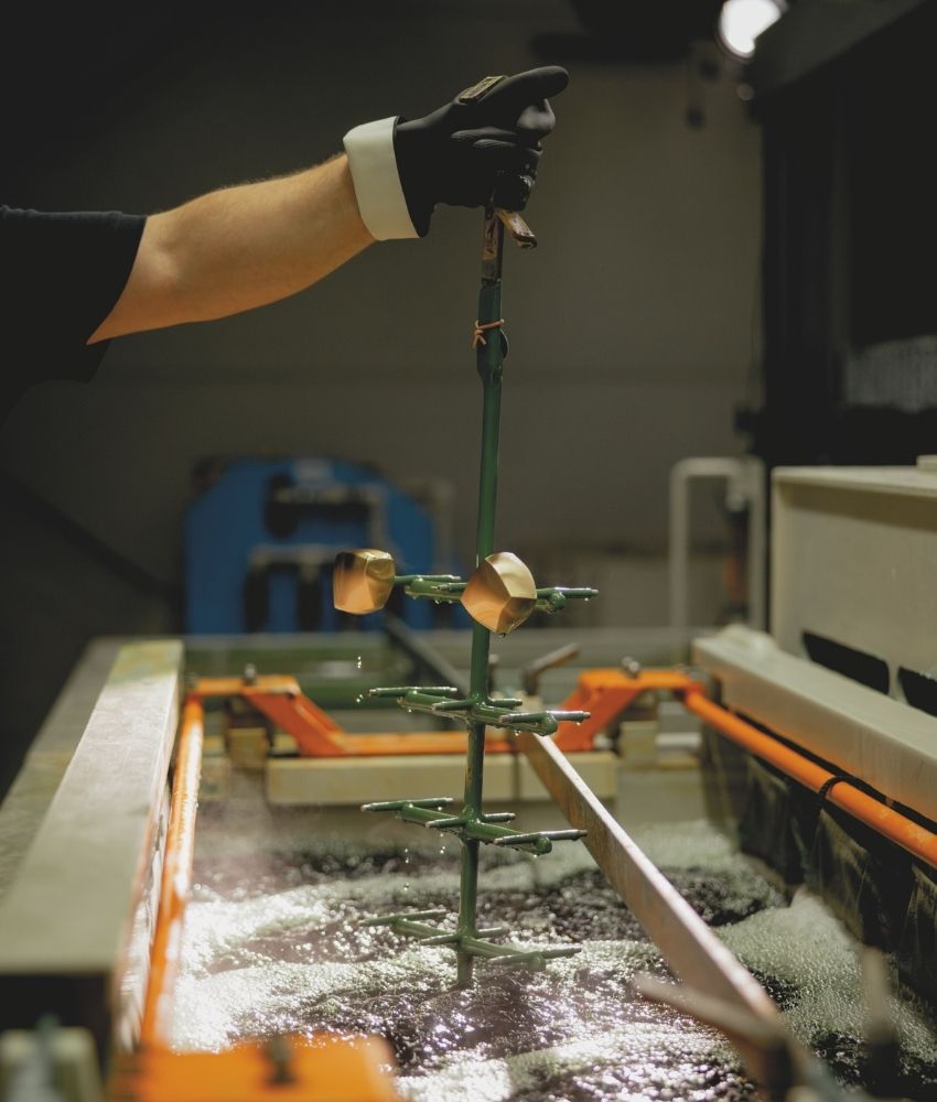 Dornbracht Atelier Edition manual polishing