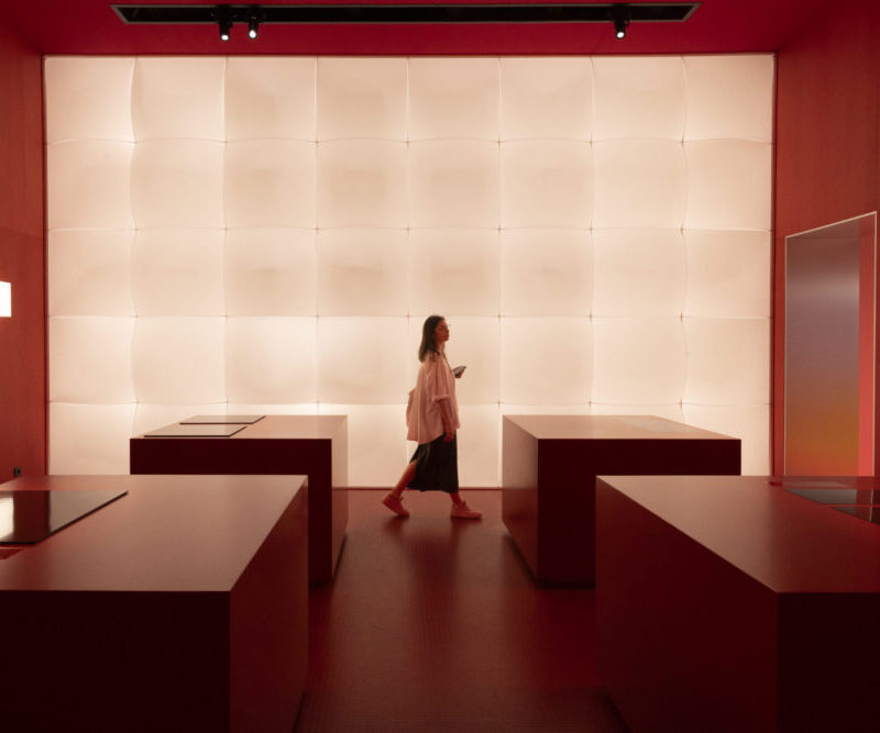 EuroCucina 2026 kitchen exhibition space with integrated smart kitchen design