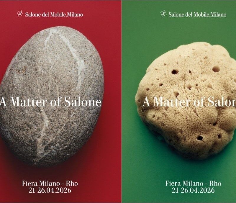 Salone del Mobile 2026 theme A Matter of Salone campaign materials