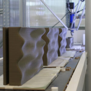 IOUS Studio 3D-printed ceramic components in production at the WASP facility