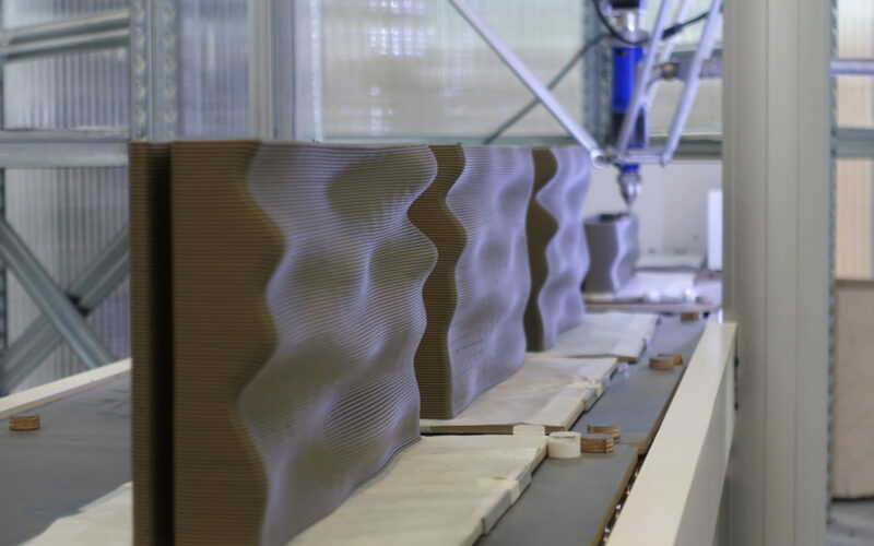 IOUS Studio 3D-printed ceramic components in production at the WASP facility